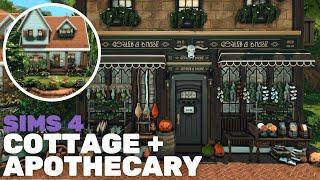 Building a Cottage & Apothecary (NO CC) - Sims 4 Harry Potter Save