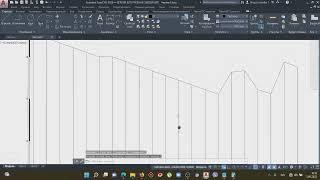 Построение продольного профиля в программе AutoCAD