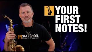 Saxophone Lesson - Beginner Saxophone - First Notes