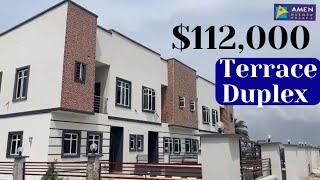 Inside a $112,000 3 bedroom duplex house for sale in Amen Estate Phase 2 Ibeju Lekki Lagos