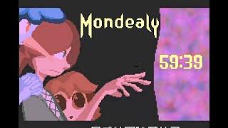 Mondealy Speedrun Any% Glitchless 59:39 (first sub 1 hour!) [FWR]