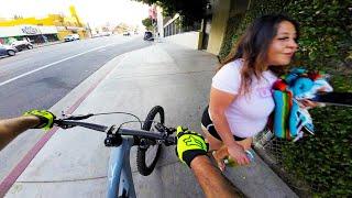 FULL SPEED URBAN FREERIDE ON MY ENDURO MTB!