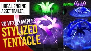 Stylized Tentacle VFX Pack – Unreal Engine 5 | Customizable & Game-Ready