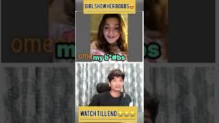 Omegle:- girl show her boobs #shorts #shortsvideo #shortsfeed #youtubeshorts#omegle