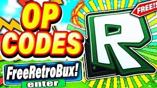 ALL NEW SECRET FREE *RETROBUX* CODES IN ROBLOX RETROSTUDIO (roblox retro codes)  UPDATE