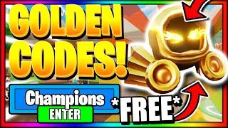 ALL NEW *SECRET GOLDEN WORLD* CODES in CLICKING CHAMPIONS! (ROBLOX CODES)