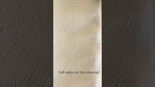 Decorative plaster. Shadows and varnish