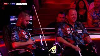 Shane Van Boening/Skyler Woodward vs Joshua Filler/Eklent Kaci | Day Three | 2019 Mosconi Cup