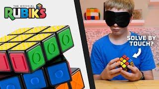 Charlie Eggins Races with the NEW Rubik's Sensory Cube!