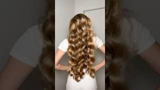 4 fuzzy socks  heatless curls  #hairtok #hairstyle #curlyhairhacks #heatlesscurls #long hair