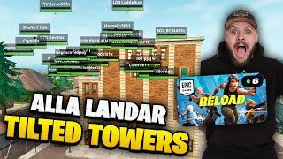 40 SPELARE LANDAR TILTED TOWERS I FORTNITE RELOAD