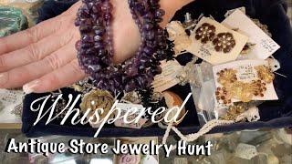 ASMR Request/Vintage Jewelry Rummage (Whispered) Antique store