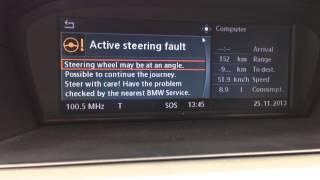 Bmw e60 steering problem