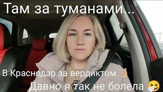 Влог# 559 Там за ТУМАНАМИ ️ В Краснодар за ВЕРДИКТОМ  Давно я ТАК не болела 