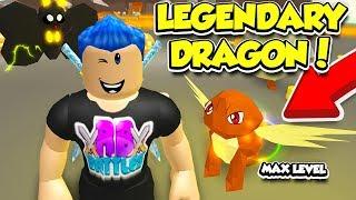 THE NEW LEGENDARY DRAGON TYPE PET IN PET TRAINER IS INSANE!! (Roblox)