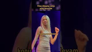 Aleyna Tilki, bu kez de böyle bir kıyafetle performans sergiledi. 