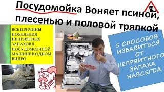 Посудомойка воняет псиной и плесенью. Запах плесени. псины и сырости можно удалить самостоятельно