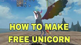 HOW TO MAKE FREE UNICORN | Last Island Of Survival