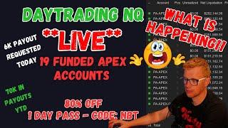 **LIVE** DAY TRADING - APEX TRADER FUNDING - CODE NBT