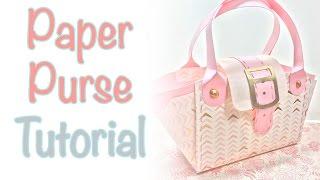 Paper Purse Tutorial | Craftiella Designs