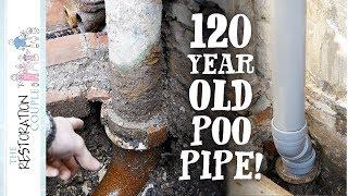 Dealing with Old Cast Iron & Clay Pipes - Oak Porch Build