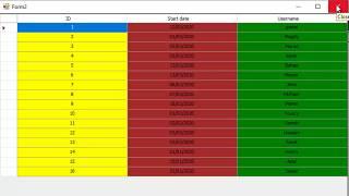 Visual Basic.net: How to change backcolor for entire column in a datagridview