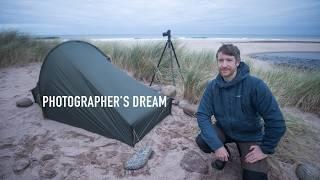 I Camped on a Remote Beach with Incredible Photography