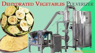 Vegetable Powder Making Machine for milling dehydrated vegetable into flour┃Impact Pulverizer┃