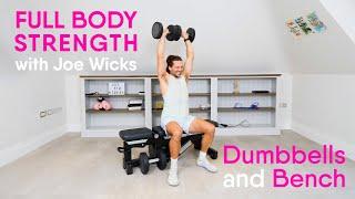 45 MINUTE FULL BODY STRENGTH WORKOUT!!  | Joe Wicks Workouts