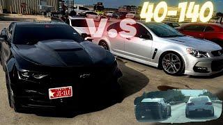 CAMARO VS HOLDEN COMMODORE #streetrace #racing #viral