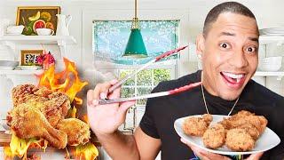 COOKING CRISPY FRIED CHICKEN FOR THE FIRST TIME | QUITE PERRY