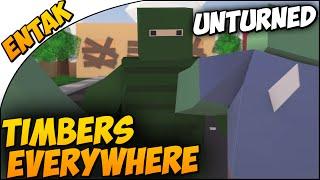 Unturned Multiplayer  Random Server #4 - TIMBERWOLVES EVERYWHERE!