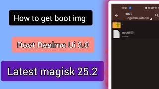 how to get boot img for root | root Realme device 