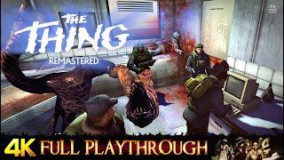 THE THING REMASTERED | FULL GAME Walkthrough No Commentary 4K 60FPS