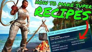 How To Make Recipes in Ark Survival Ascended!! How to Make Insane Stats with Recipes!!!