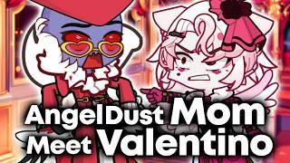 If God Angel Dust Mom Meet Valentino || Hazbin Hotel Gacha Animation ||