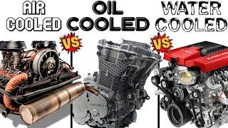 AIR COOLED vs OIL cooled vs WATER cooled ENGINES