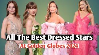 The best red carpet Dressed From the Golden Globes 2024|TheFamousFaces|