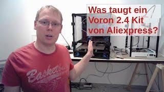 Voron 2.4 3D-Drucker Aliexpress/Formbot-Kit Review