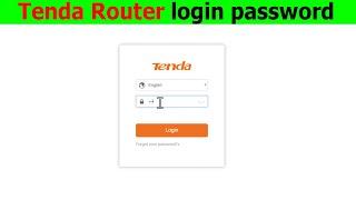 Tenda router ip address login password setup