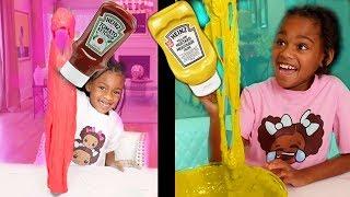 Don’t Choose The Wrong Ketchup vs Mustard Slime !