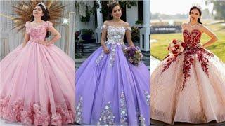 VESTIDOS para QUINCEAÑERAS 2023 VESTIDOS ELEGANTES de MODA para 15 AÑOS