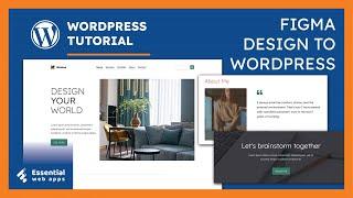 Make a Gutenberg WordPress Website - Gutenberg WordPress Website For Business - WordPress Figma