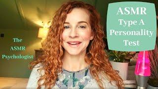ASMR Psychologist Roleplay: Type A Personality Test (Soft Spoken)