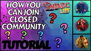 How To Join Shindo Life’s Closed Community/Story | Shindo Life