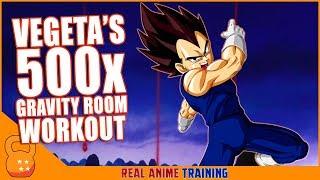 Vegeta's 500x Gravity Room Workout (DBZ/DBS) Passive/Active QI | Real Anime Training