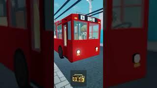 Троллейбус ЗиУ-9 отправляется от остановки | Pushkin Urbanmove | Roblox | #роблокс #троллейбус