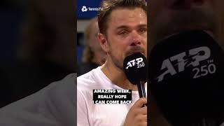Stan Wawrinka Breaks Down In Tears 