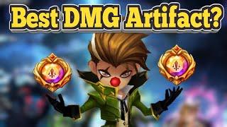 CritDmg UP, ATK Effect, Add Dmg by ATK - What is the Best DMG Artifact?  -Summoners War