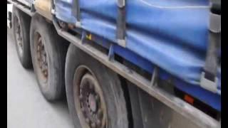 Полуприцеп тентовый  VAN HOOL 2003.wmv